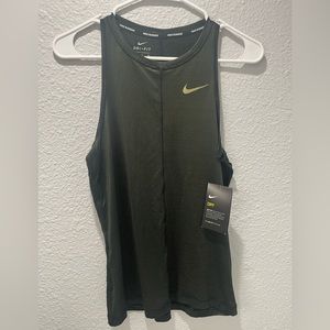 Gold and Black Nike Dri-Fit Tank Top Women Size Small
